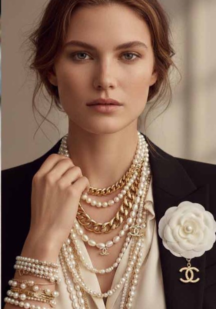 Biżuteria Chanel z motywem kamelii – kwiat jako symbol elegancji w modzie